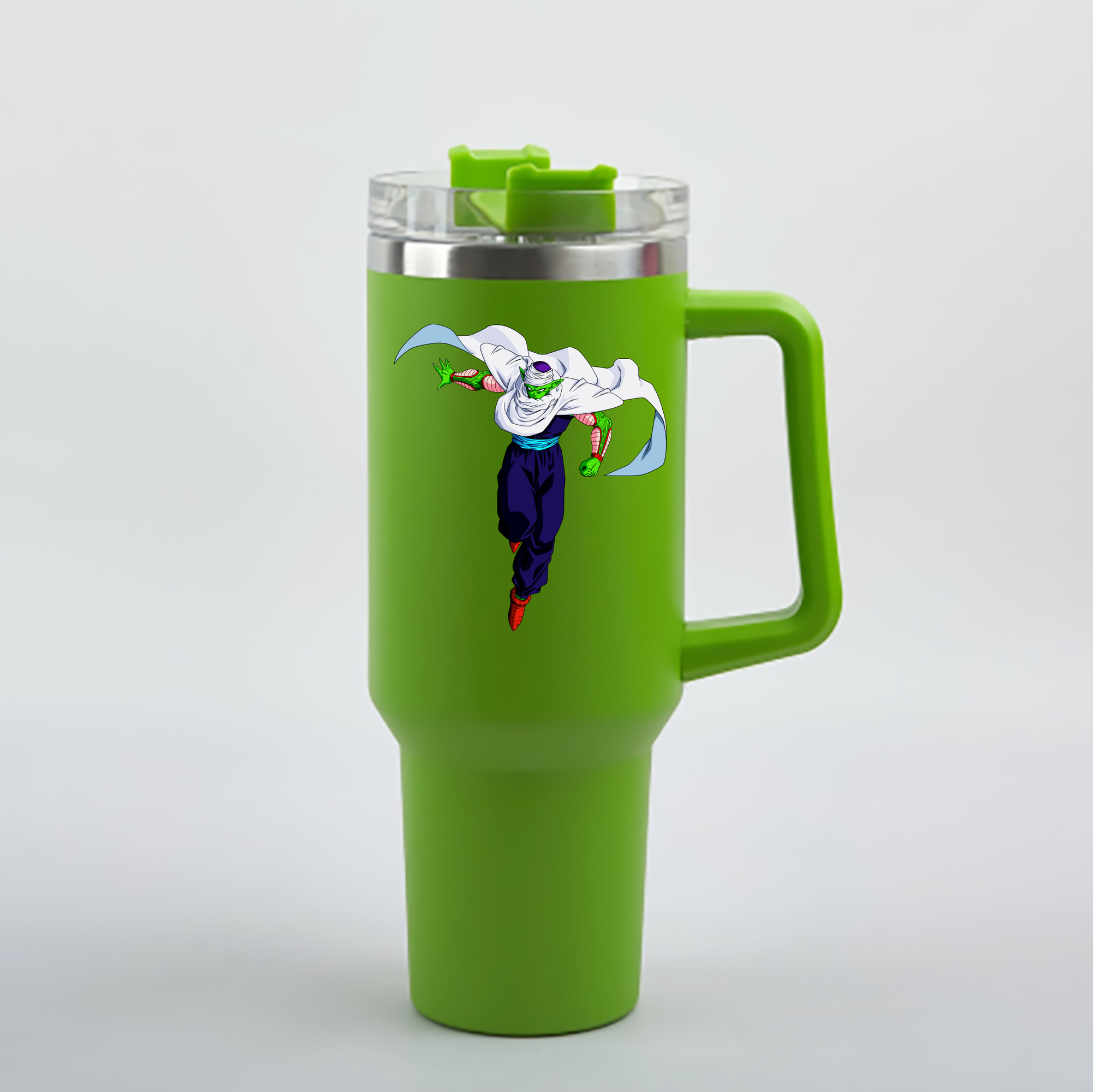 （画像用） ドラゴンボール ピッコロ DRAGON BALL Piccolo 1200mL車用タンブラー - クリスタルステッカー（プラスチックストロー付き）